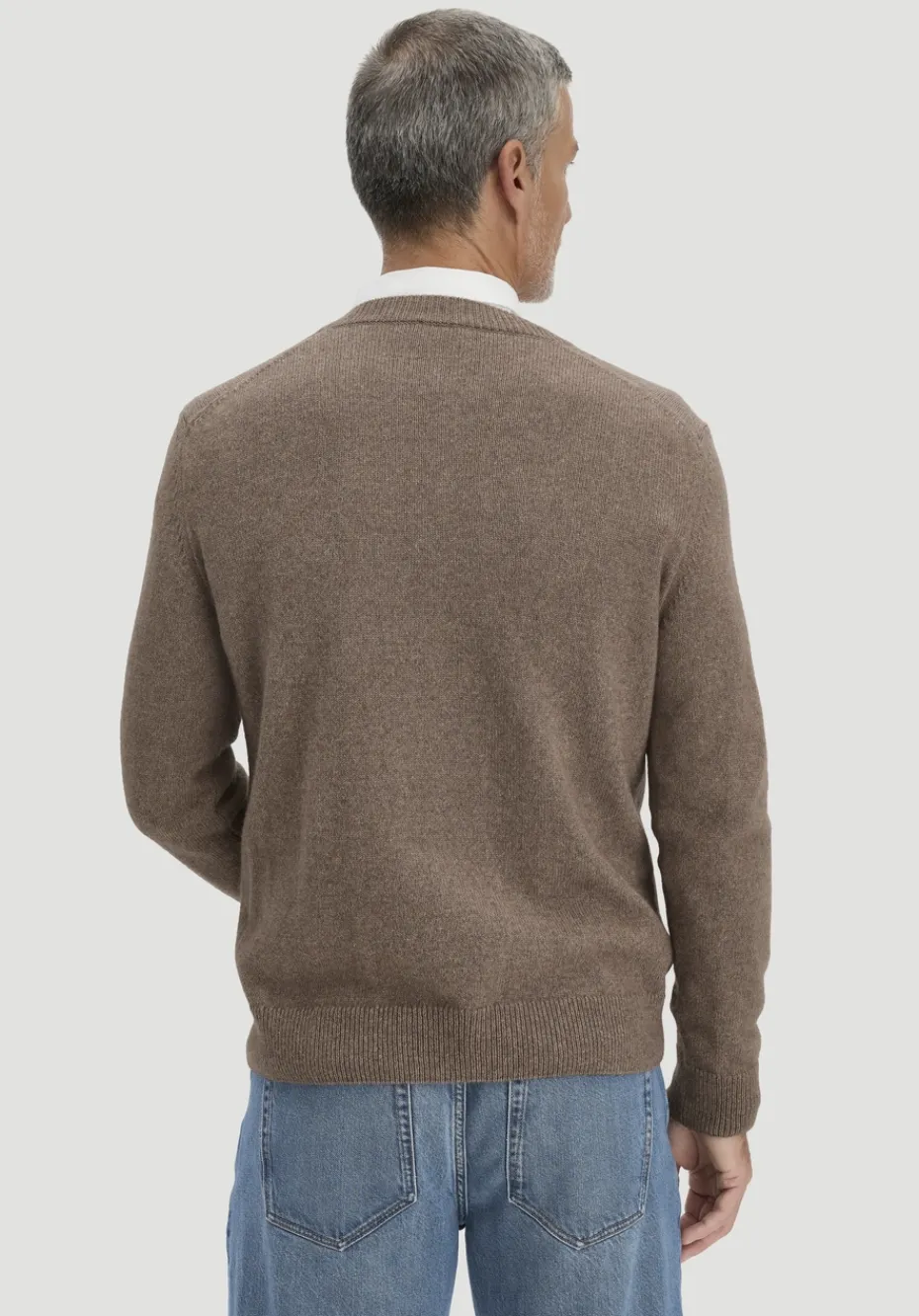 hessnatur Strick Pullover Regular aus Bio-Merinowolle mit Bio-Baumwolle von camel Best
