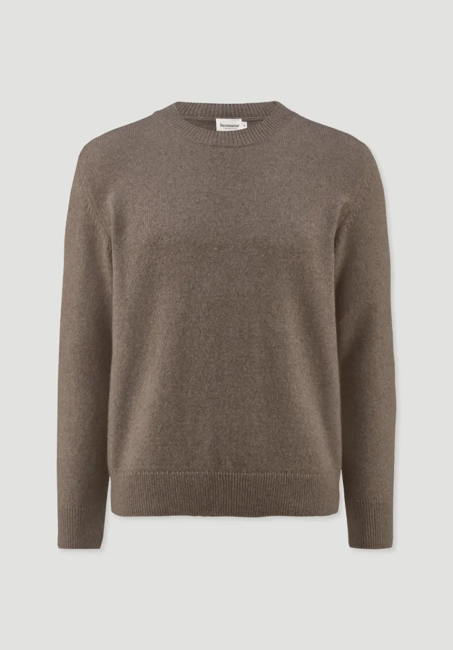 hessnatur Strick Pullover Regular aus Bio-Merinowolle mit Bio-Baumwolle von camel Best