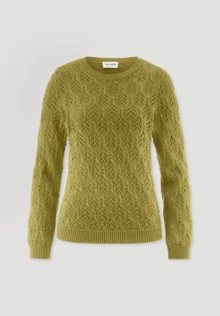 hessnatur Strick Pullover Regular aus Bio-Baumwolle und Wolle von sommermoos