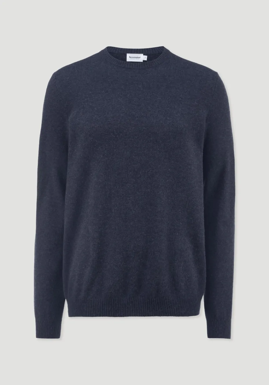 hessnatur Strick Pullover Regular aus Bio-Merinowolle mit Cashmere von dunkelblau Outlet