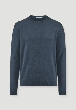 hessnatur Strick Pullover Regular BETTER RECYCLING aus reinem Cashmere von helles jeansblau Online