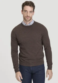 hessnatur Strick Pullover Regular BETTER RECYCLING aus reinem Cashmere von kaffeebraun Discount