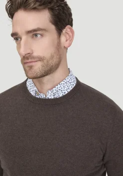 hessnatur Strick Pullover Regular BETTER RECYCLING aus reinem Cashmere von kaffeebraun Discount