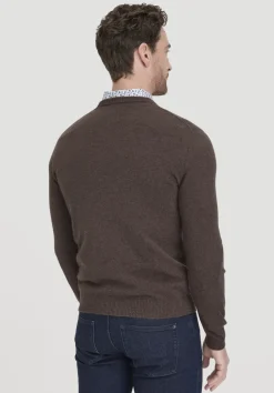 hessnatur Strick Pullover Regular BETTER RECYCLING aus reinem Cashmere von kaffeebraun Discount