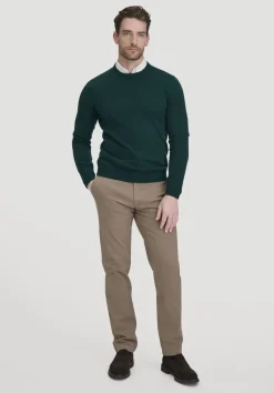 hessnatur Strick Pullover Regular BETTER RECYCLING aus reinem Cashmere von petrolgrün Sale