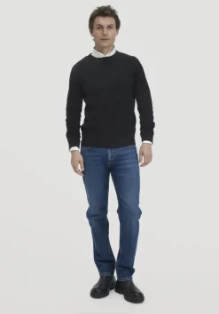 hessnatur Strick Pullover Regular BETTER RECYCLING aus reinem Cashmere von schwarz Online