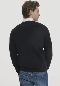 hessnatur Strick Pullover Regular BETTER RECYCLING aus reinem Cashmere von schwarz Online