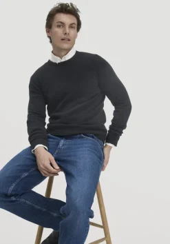 hessnatur Strick Pullover Regular BETTER RECYCLING aus reinem Cashmere von schwarz Online