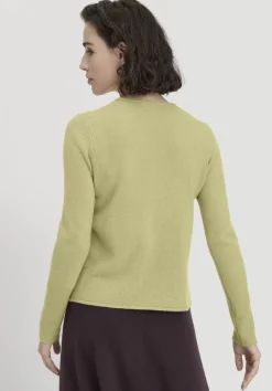 hessnatur Strick Pullover Regular BETTER RECYCLING aus reinem Cashmere von helles moos Discount