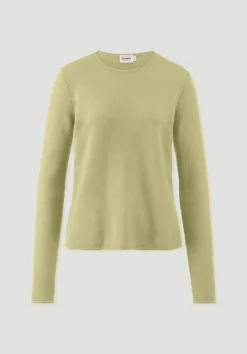 hessnatur Strick Pullover Regular BETTER RECYCLING aus reinem Cashmere von helles moos Discount