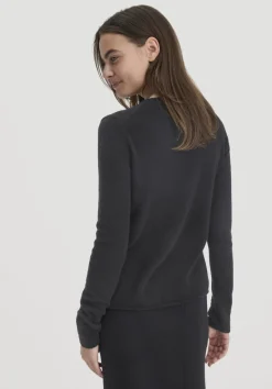 hessnatur Strick Pullover Regular BETTER RECYCLING aus reinem Cashmere von schwarz Clearance