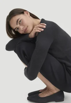 hessnatur Strick Pullover Regular BETTER RECYCLING aus reinem Cashmere von schwarz Clearance