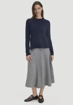 hessnatur Strick Pullover Regular BETTER RECYCLING aus reinem Cashmere von marine Hot