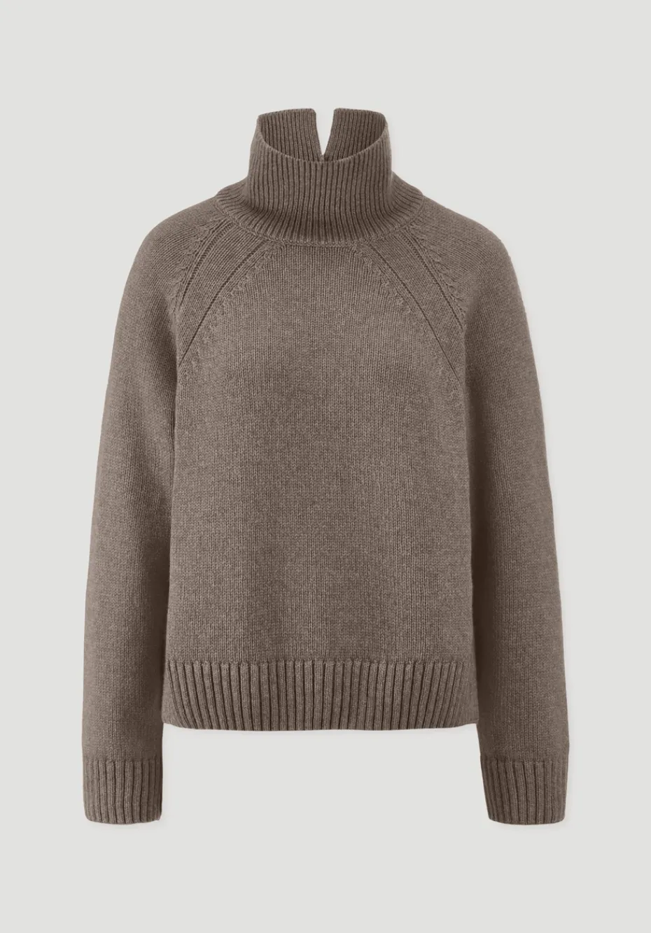 hessnatur Strick Pullover Relaxed aus Bio-Merinowolle mit Bio-Baumwolle von camel Clearance