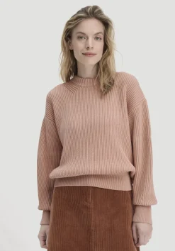 hessnatur Strick Pullover Relaxed aus reiner Bio-Baumwolle von rosé Outlet
