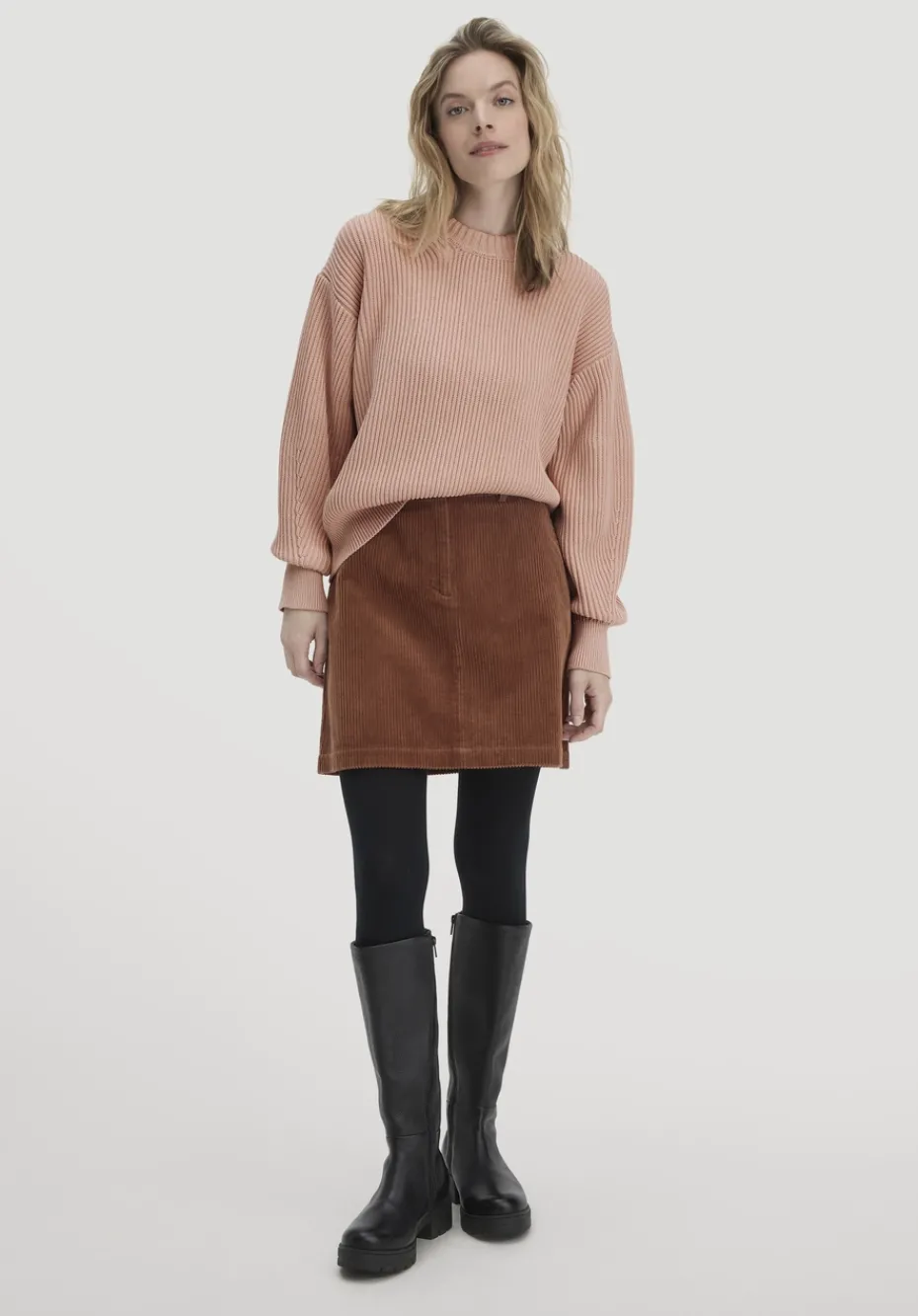 hessnatur Strick Pullover Relaxed aus reiner Bio-Baumwolle von rosé Outlet