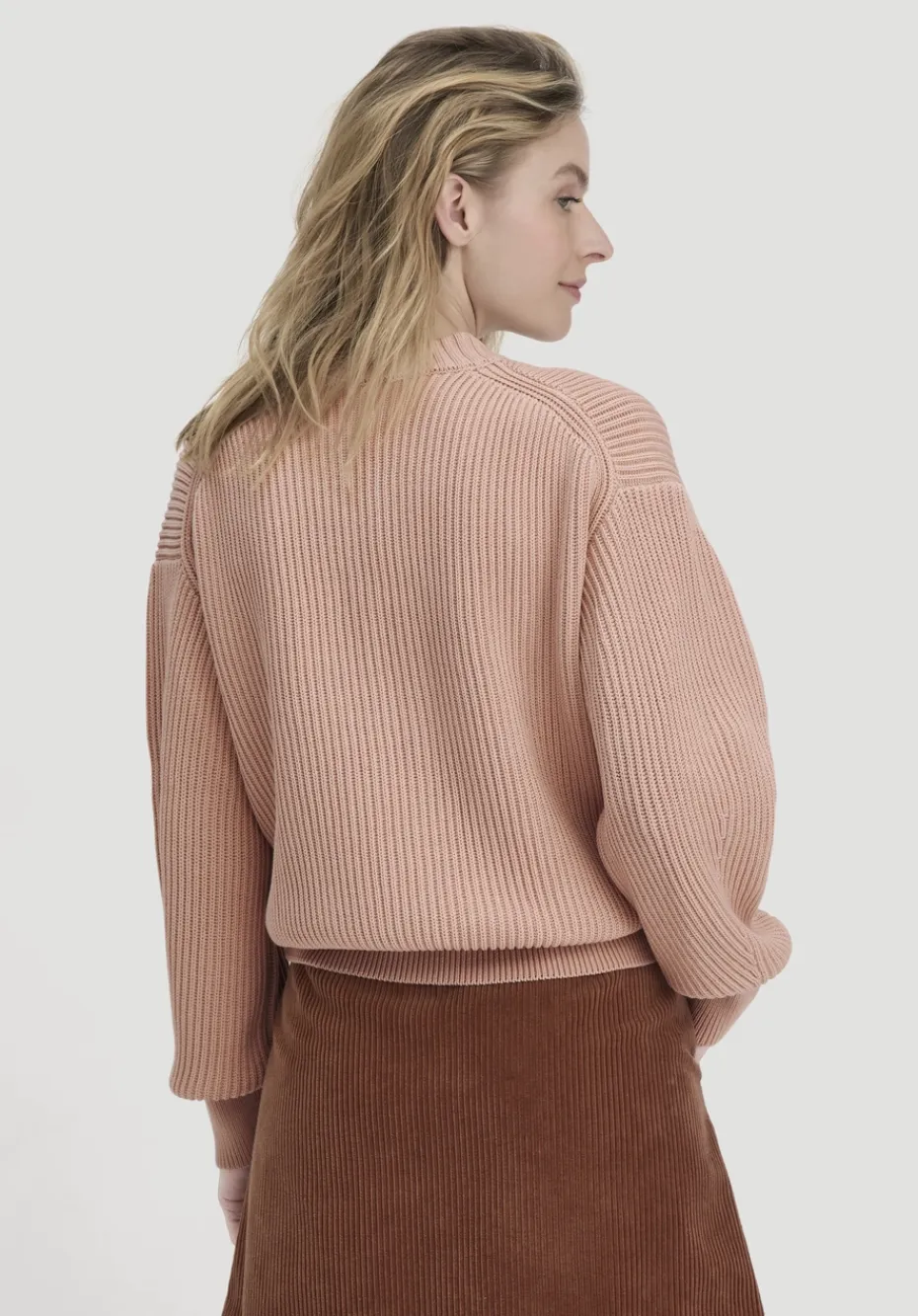 hessnatur Strick Pullover Relaxed aus reiner Bio-Baumwolle von rosé Outlet