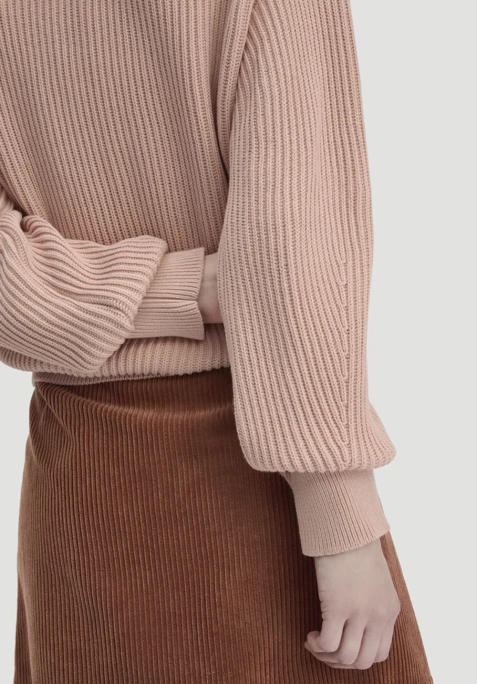 hessnatur Strick Pullover Relaxed aus reiner Bio-Baumwolle von rosé Outlet