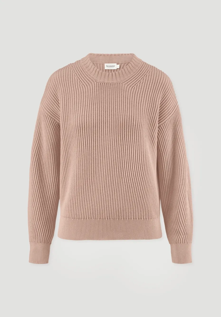 hessnatur Strick Pullover Relaxed aus reiner Bio-Baumwolle von rosé Outlet