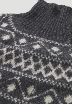 hessnatur Strick Pullover Relaxed aus Alpaka mit Bio-Baumwolle von marine Outlet