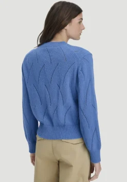 hessnatur Strick Pullover Relaxed aus reinem Alpaka von kornblume Hot