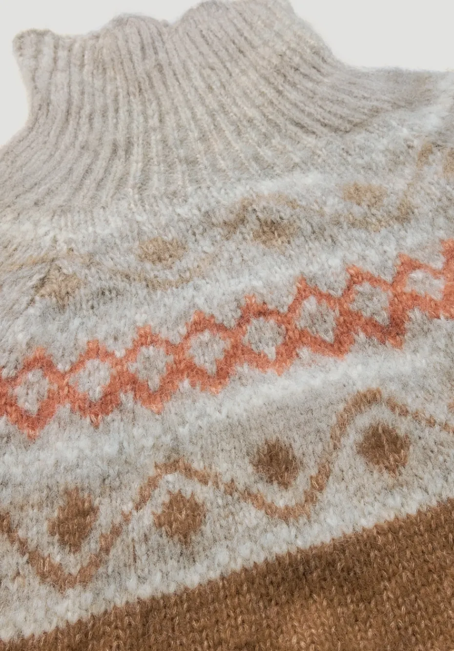 hessnatur Strick Pullover Relaxed aus Alpaka mit Bio-Baumwolle von cognac Sale