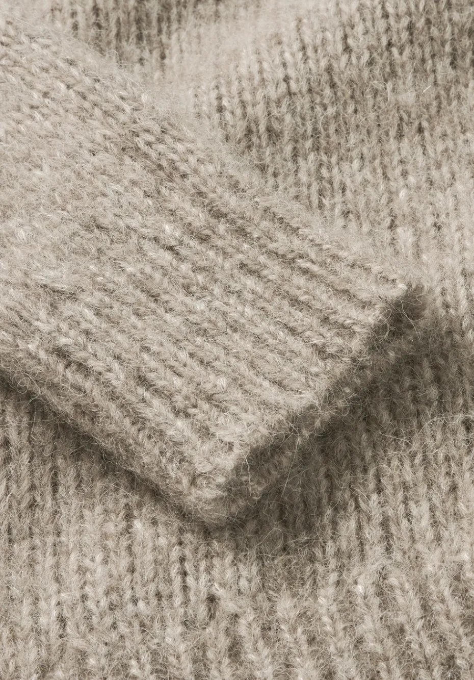 hessnatur Strick Pullover Relaxed aus Alpaka mit Bio-Baumwolle von naturbeige Sale