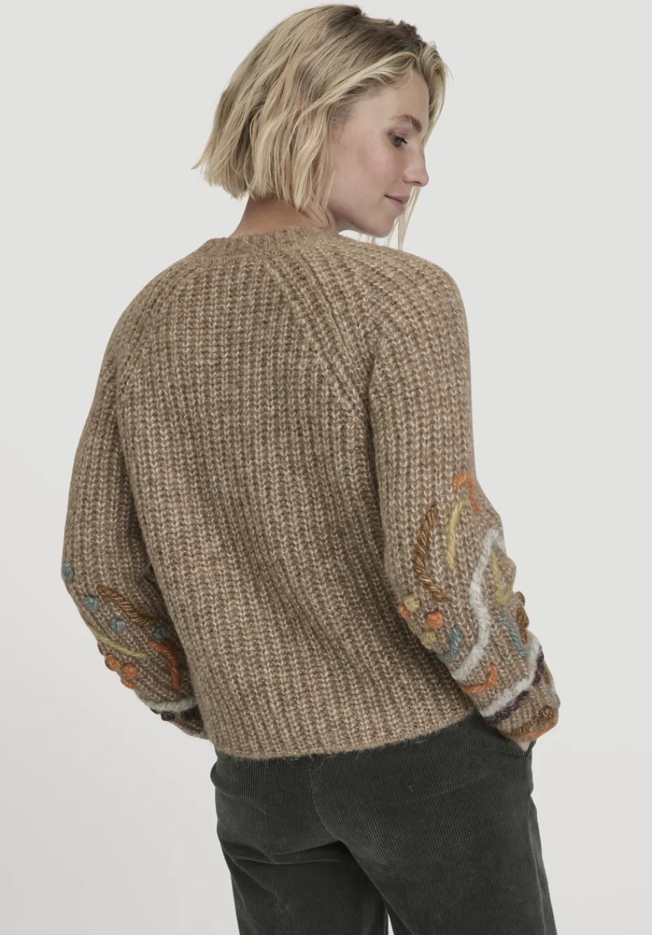 hessnatur Strick Pullover Relaxed aus Alpaka mit Bio-Baumwolle von naturcamel