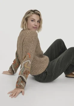 hessnatur Strick Pullover Relaxed aus Alpaka mit Bio-Baumwolle von naturcamel