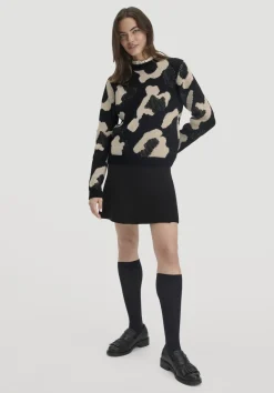 hessnatur Strick Pullover Relaxed aus Bio-Baumwolle und Bio-Schurwolle von taupe Hot