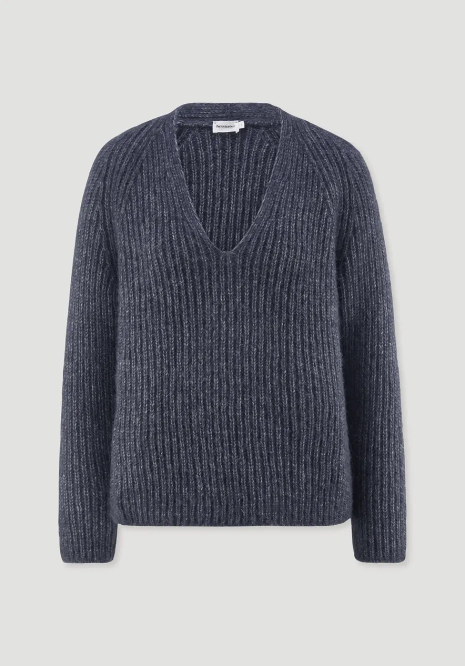 hessnatur Strick Pullover Relaxed aus Alpaka mit Bio-Baumwolle von pflaume New
