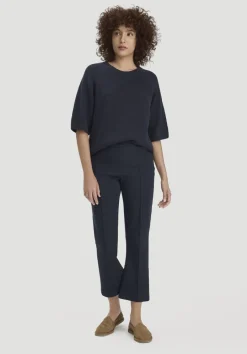 hessnatur Strick Pullover Relaxed aus reiner Bio-Baumwolle von marine Outlet