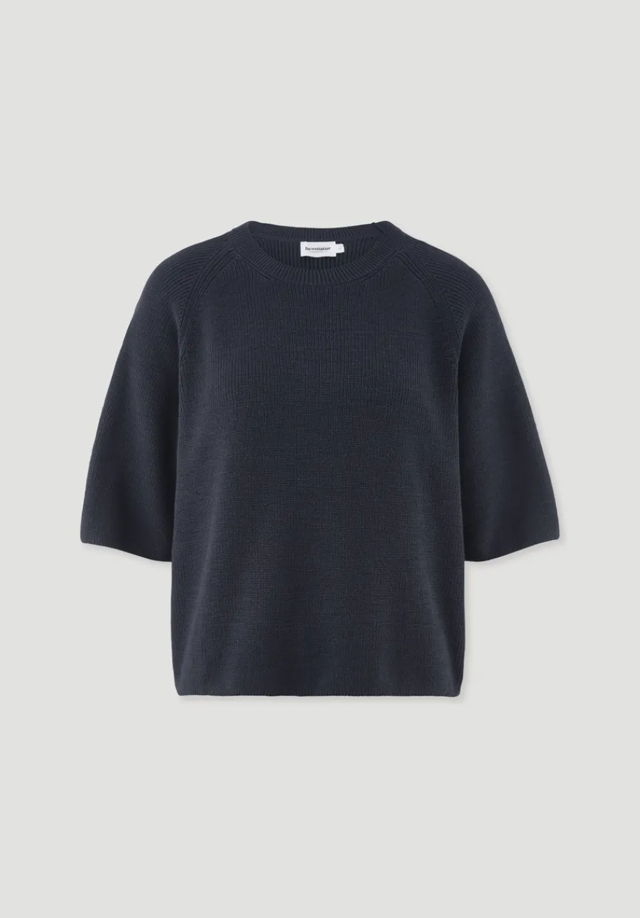 hessnatur Strick Pullover Relaxed aus reiner Bio-Baumwolle von marine Outlet