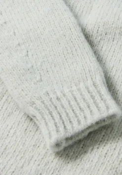hessnatur Strick Pullover Relaxed aus Alpaka mit Bio-Baumwolle von hellblau