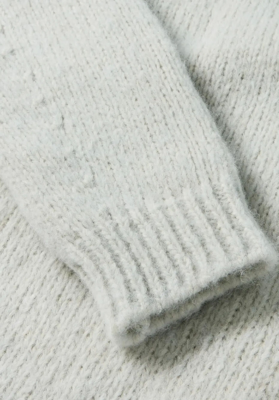 hessnatur Strick Pullover Relaxed aus Alpaka mit Bio-Baumwolle von hellblau