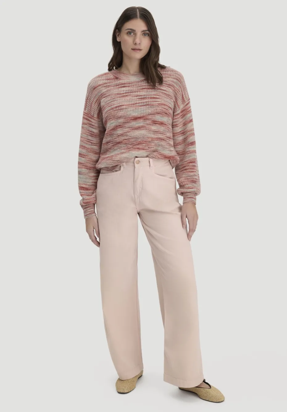 hessnatur Strick Pullover Relaxed aus reinem Alpaka von pfirsichrot Clearance