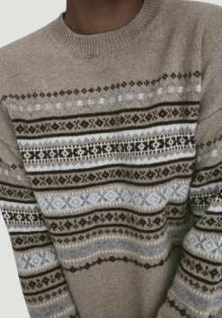 hessnatur Strick Pullover Relaxed BETTER RECYCLING aus reiner Bio-Merinowolle von camel