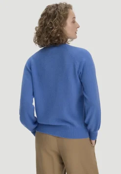 hessnatur Strick Pullover Relaxed BETTER RECYCLING aus reinem Cashmere von kornblume Outlet