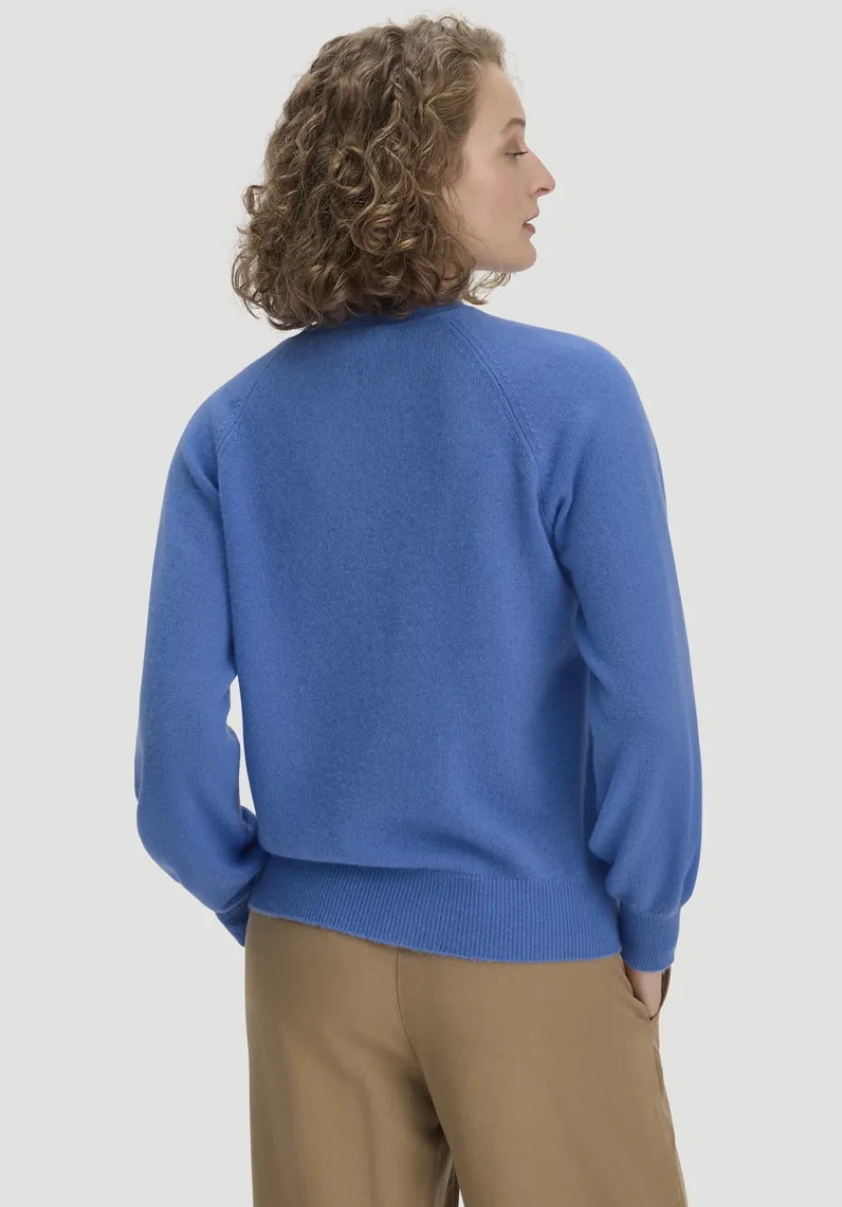 hessnatur Strick Pullover Relaxed BETTER RECYCLING aus reinem Cashmere von kornblume Outlet