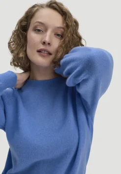 hessnatur Strick Pullover Relaxed BETTER RECYCLING aus reinem Cashmere von kornblume Outlet