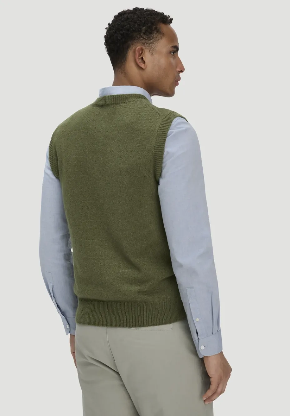 hessnatur Strick Pullunder Regular aus Bio-Merinowolle mit Bio-Baumwolle von seetang Online