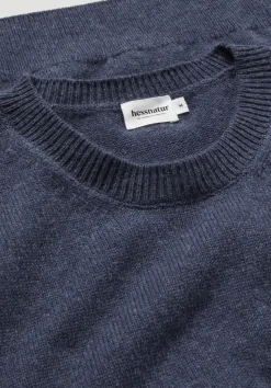 hessnatur Strick Pullunder Regular aus Bio-Merinowolle mit Bio-Baumwolle von mitternachtsblau New