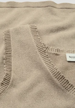 hessnatur Strick Top Regular aus Leinen mit Bio-Baumwolle und LENZING™ ECOVERO von taupe