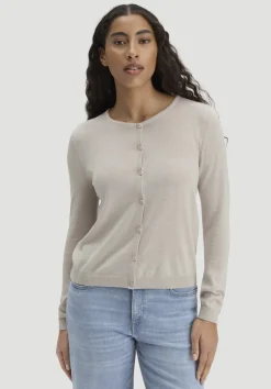 hessnatur Strickjacke Regular aus TENCEL™ Lyocell mit Bio-Baumwolle von düne Outlet