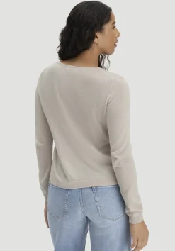 hessnatur Strickjacke Regular aus TENCEL™ Lyocell mit Bio-Baumwolle von düne Outlet