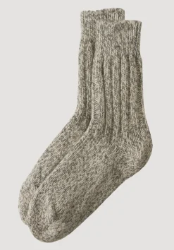 hessnatur Stricksocke aus reiner Bio-Merinowolle von natur Outlet