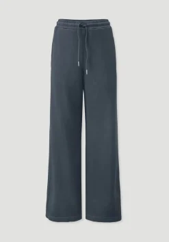 hessnatur Sweat Hose Wide Leg Relaxed aus reiner Bio-Baumwolle von dunkles petrol Online