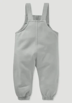 hessnatur Sweat Latzhose GARMENT DYE aus reiner Bio-Baumwolle von nebelgrau Online