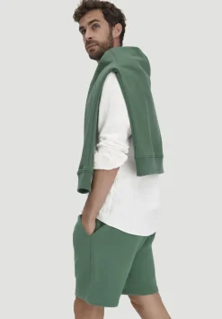 hessnatur Sweat Shorts TRIAS Relaxed BETTER RECYCLING aus reiner Bio-Baumwolle von efeugrün Discount