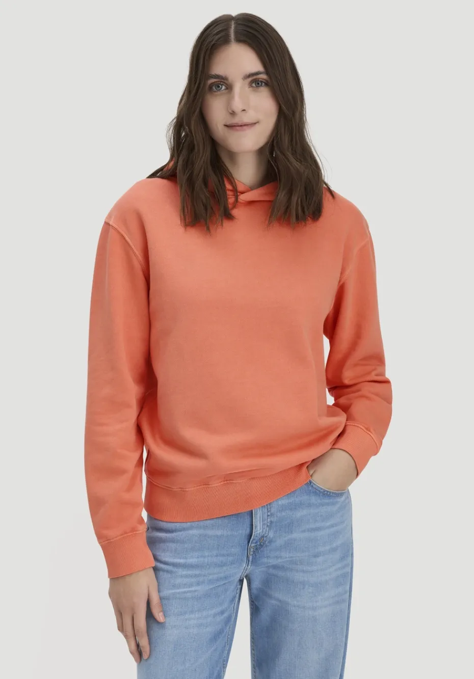 hessnatur Sweathoodie Relaxed aus Bio-Baumwolle von sonnenapricot Clearance